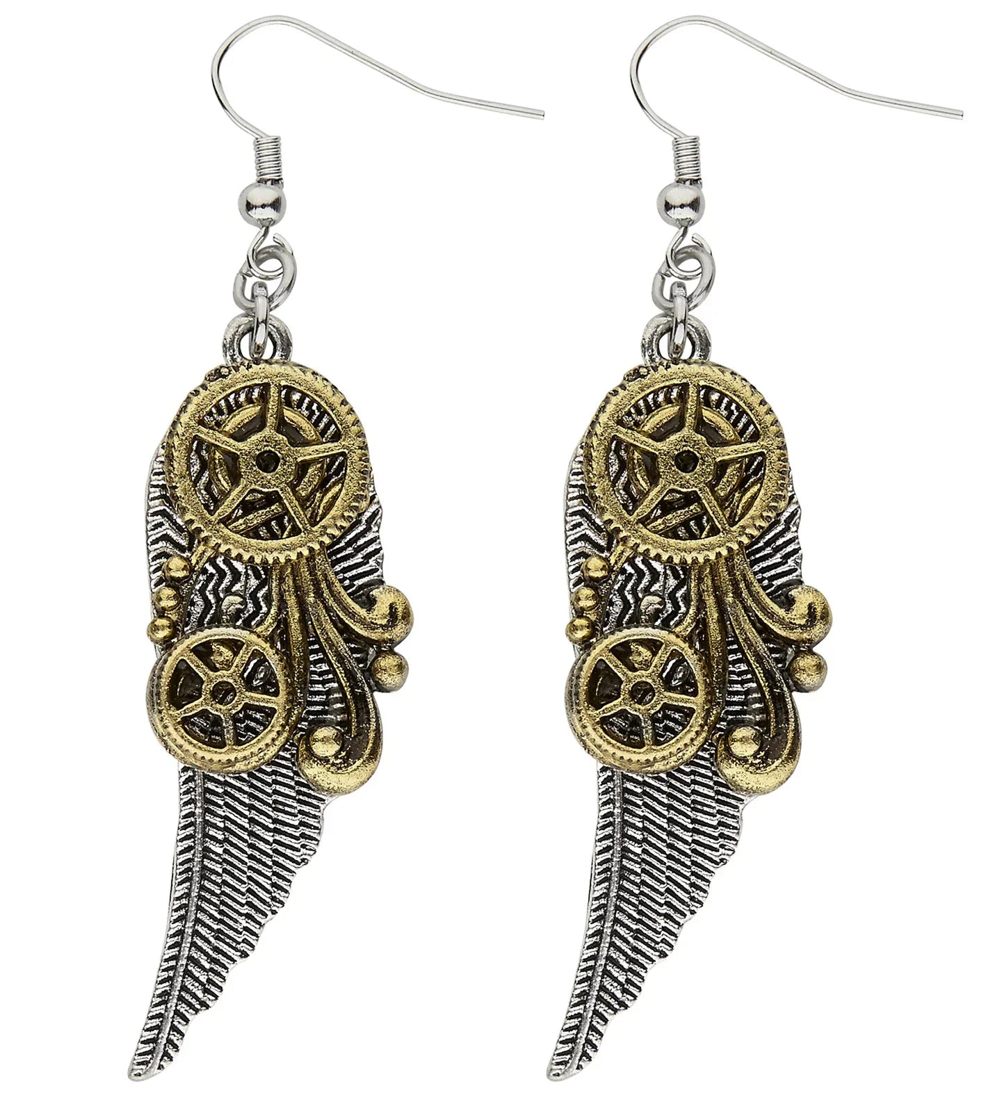 Pendientes Steampunk con Alas Steampunk Widmann